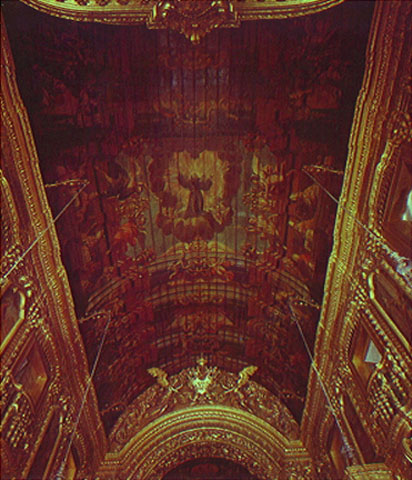 A glorificação de São Francisco (forro da nave)