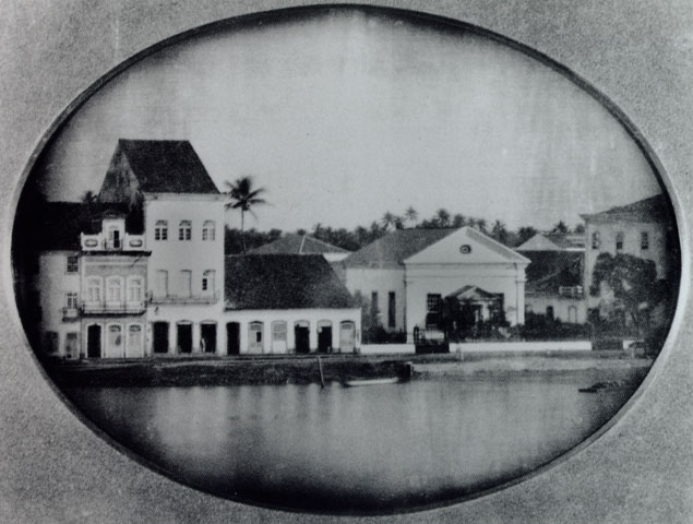 A Rua da Aurora, Vendo-se a Igreja Anglicana, Recife PE, 1851