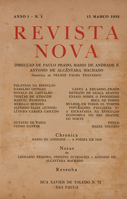 Revista Nova, 1931-1932