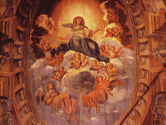 Assunção de Nossa Senhora (detalhe do forro da nave)