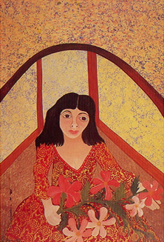 Mocinha com Flores, 1970c.