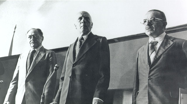 Políticos - Miguel Arraes e Ulisses Guimarães, 1980c.