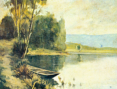 Barco à Beira de Rio, s.d.
