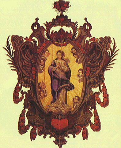 Imaculada Conceição (forro da capela-mor)