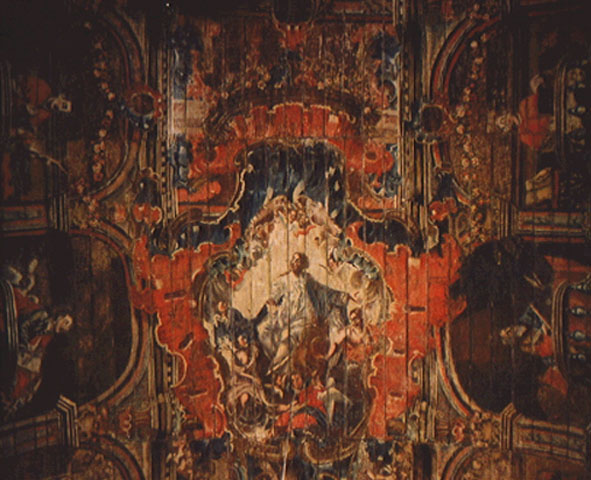 Assunção da Virgem (detalhe - forro da nave)