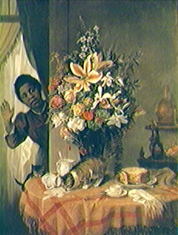 Interior com Orquídeas